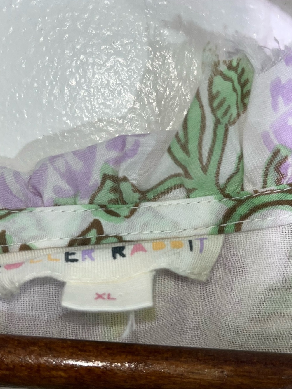 Roller Rabbit Daphne Naoki Floral Cotton Silk Dress XL - Picture 13 of 16